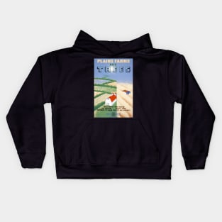 Plains Farms Need Trees Restored US Forest Service Poster Print Kids Hoodie